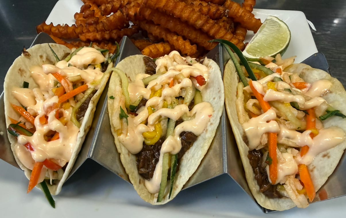 Korean Beef Tacos.