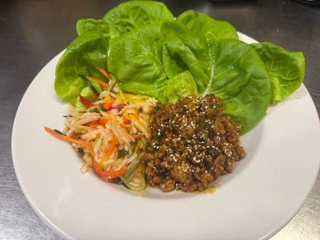 Pork Lettuce Wraps.